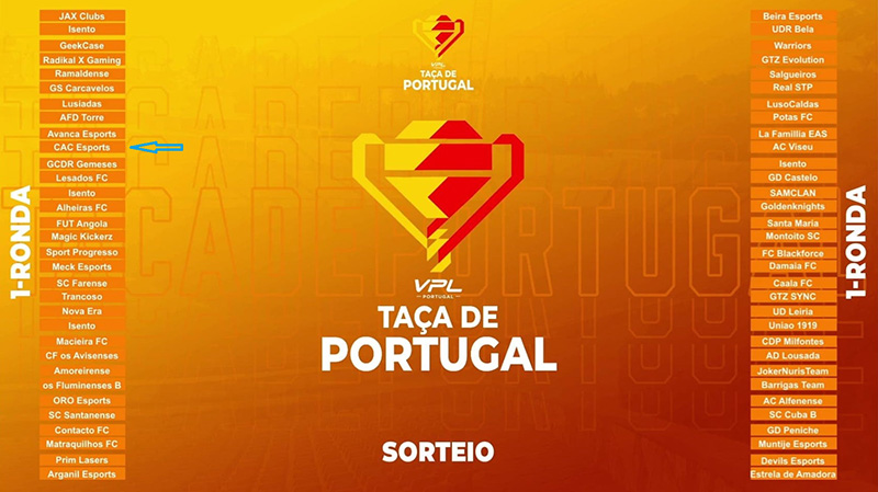 Transmissão do sorteio da Taça de Portugal